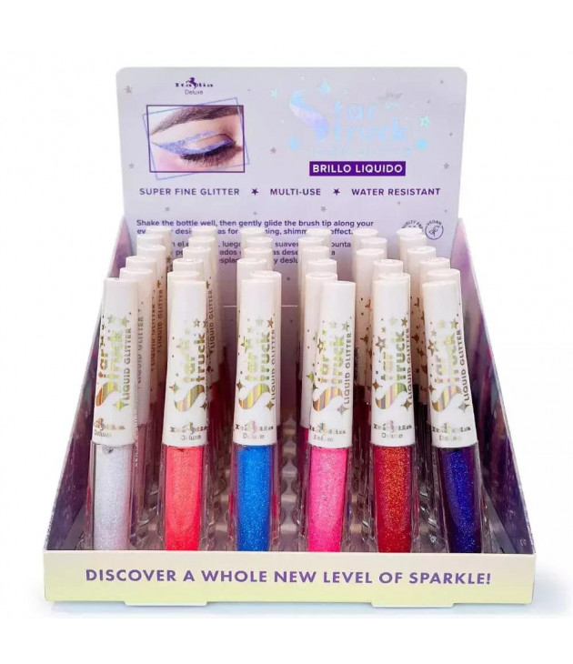 6 Delineador liquido Star Struck Duo-Tone Glitter Liners ITA-GL263 Italia Deluxe