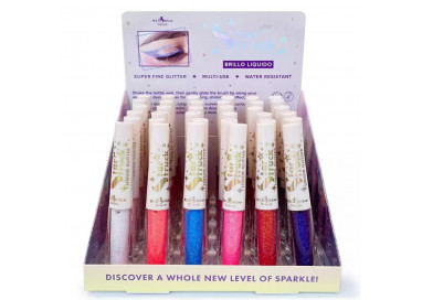 6 Delineador liquido Star Struck Duo-Tone Glitter Liners ITA-GL263 Italia Deluxe