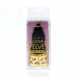 Esponja negra con base metálica Love Velvet Amor Us