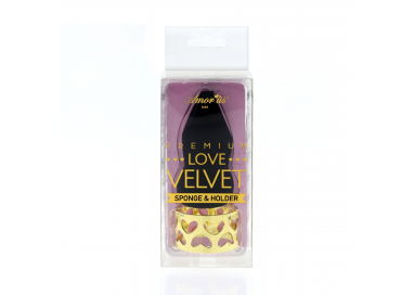Esponja negra con base metálica Love Velvet Amor Us