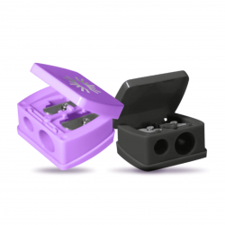 Sacapuntas doble con tapa Ananda