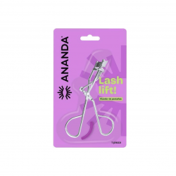 Enchinador para pestañas metálico plata ANANDA