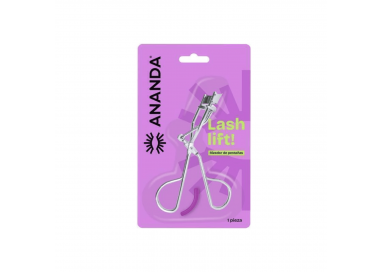 Enchinador para pestañas metálico plata ANANDA