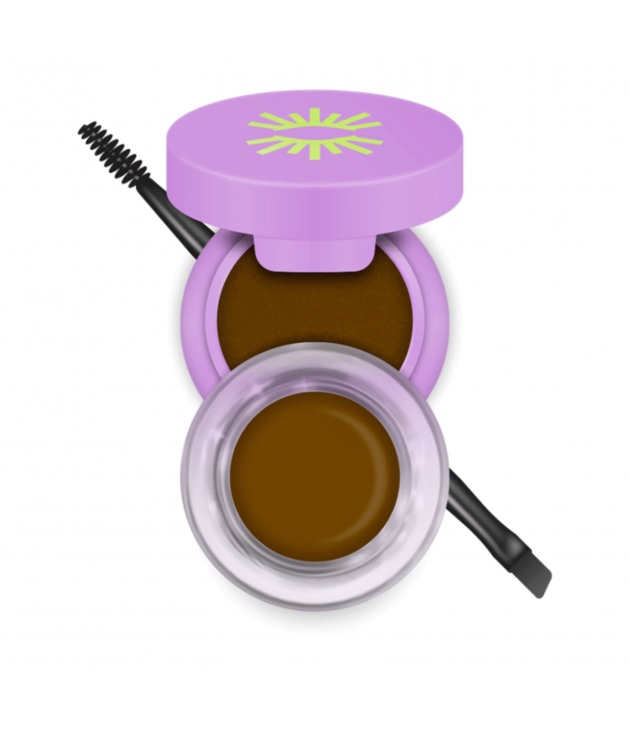 Brow Duo Pomada y sombra para cejas café medio Ananda