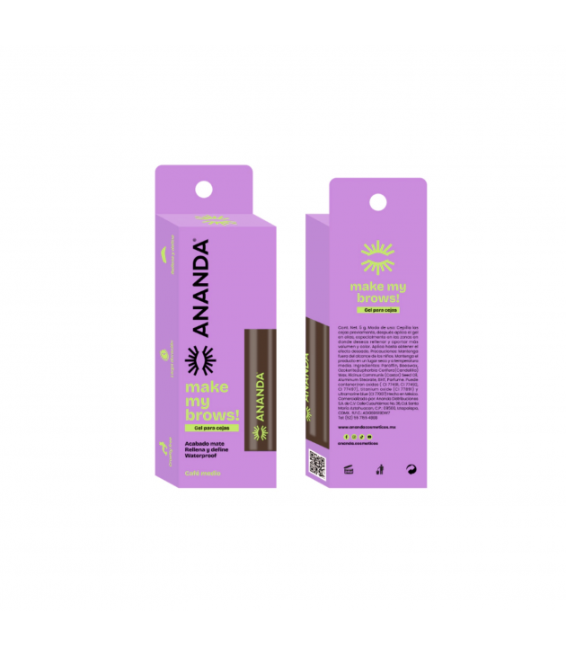 Gel para cejas café medio Ananda