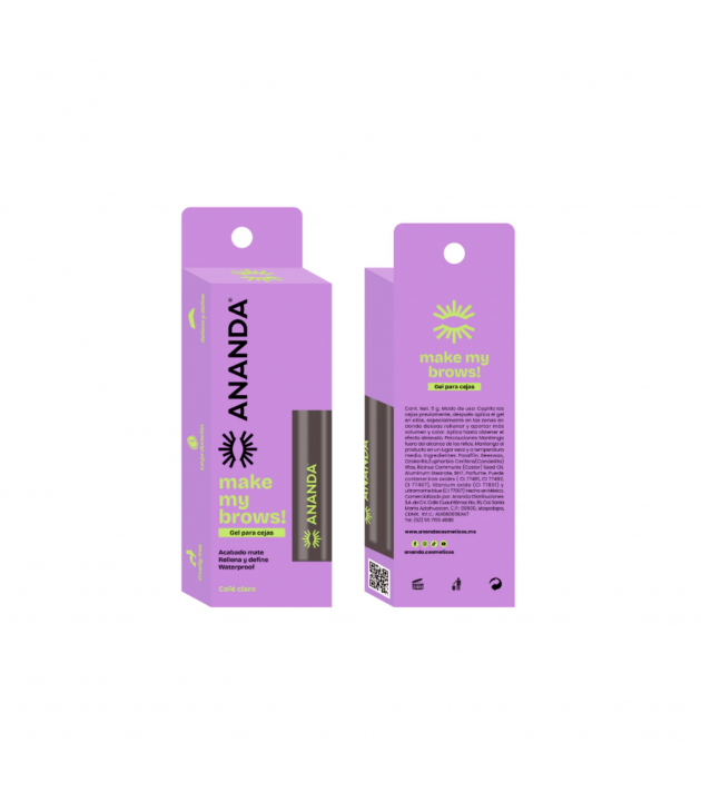 Gel para cejas café claro Ananda