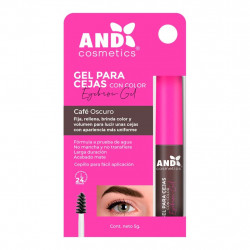 Gel para cejas café oscuro AND Cosmetics