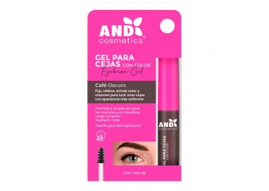 Gel para cejas café oscuro AND Cosmetics