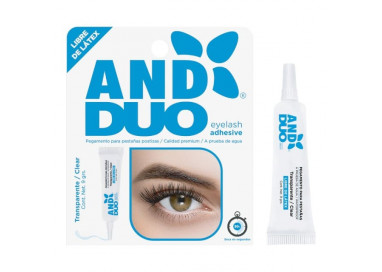 Pegamento para pestañas DUO Transparente 9 gr AND Cosmetics
