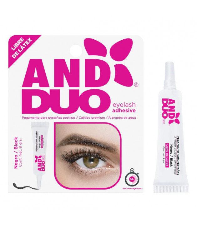 Pegamento para pestañas DUO Negro 9 gr AND Cosmetics