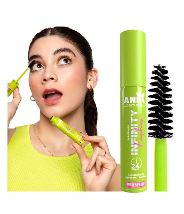 Máscara para pestañas Infinity Lashes Aguacate AND Cosmetics