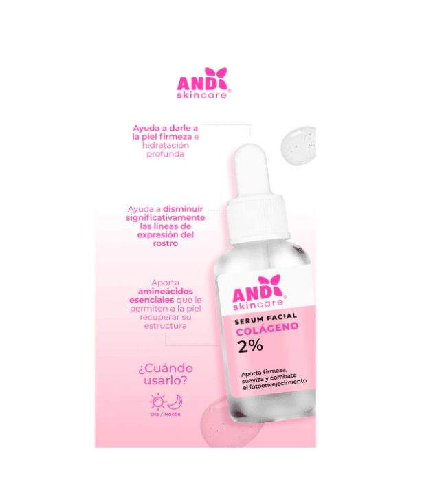 Suero facial con colágeno 30 ml AND Skincare