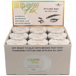 Display de 36 Pomada de ceja Brow Fix Styling Wax Italia Deluxe