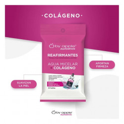 Toallita desmaquillante con 30 pz con agua micelar y colágeno by apple