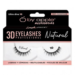 Pestañas postizas 3D naturales 10 Ultra diva by apple