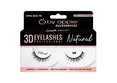 Pestañas postizas 3D naturales 10 Ultra diva by apple