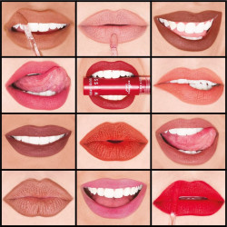 Display de 72 Labiales Mousse Matte Liquid Lipstick Italia Deluxe