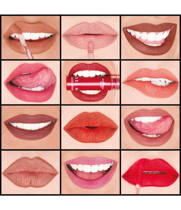 Display de 72 Labiales Mousse Matte Liquid Lipstick Italia Deluxe