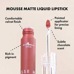 Display de 72 Labiales Mousse Matte Liquid Lipstick Italia Deluxe