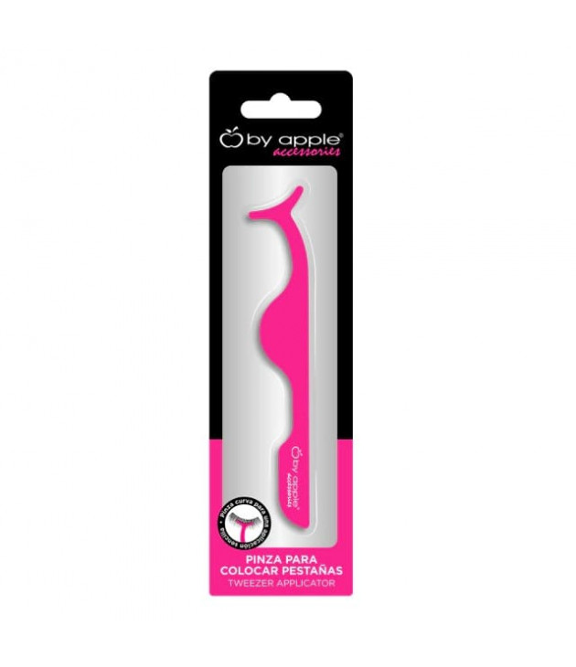 Aplicador de pestañas punta Curva Rosa By Apple