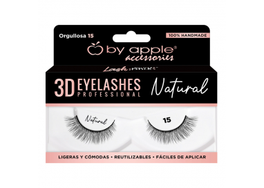 Pestañas postizas 3D naturales 15 Orgullosa by apple