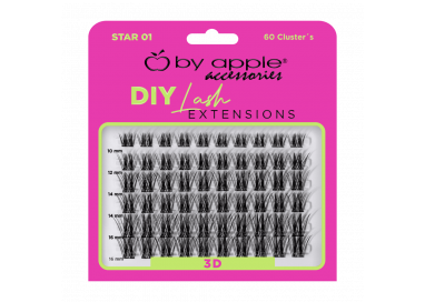 Pestañas DIY Extensions 3D 01 Star by apple
