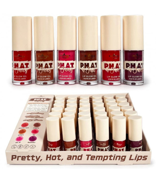 Display de 36 P.H.A.T n' Juicy Lip Glow Oil Italia Deluxe