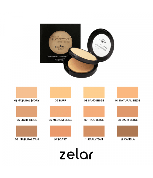 Polvo Silky Wet/Dry Foundation Powder Italia Deluxe