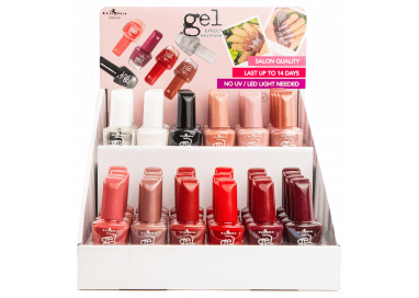 Display 48 Esmalte Gel Effect Nail Polish  ITA-679A Italia Deluxe