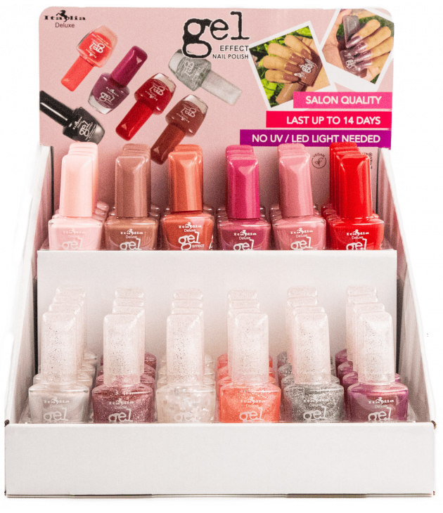 Display 48 Esmalte Gel Effect Nail Polish ITA-679E Italia Deluxe