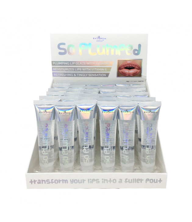Display de 36 So Plumped Lip Glaze Italia Deluxe