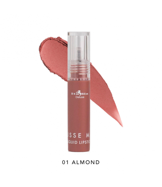 Labiales Mousse Matte 01 Almond Italia Deluxe