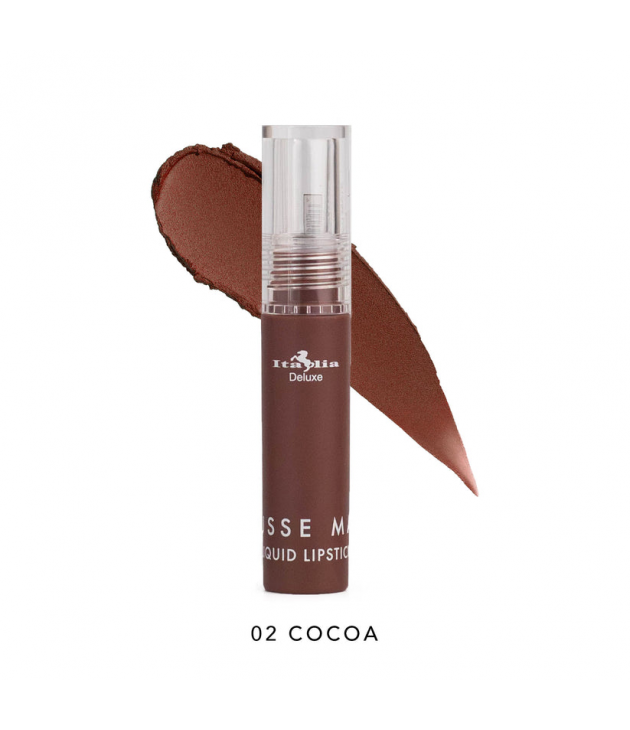 Labiales Mousse Matte 02 Cocoa Italia Deluxe