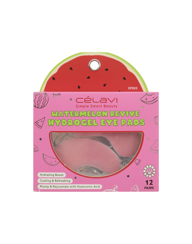 12 Parches para los ojos sandia Hydrogel eye pads Célavi