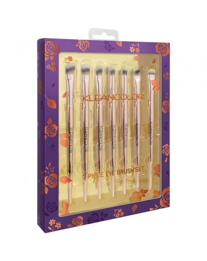 Stop & Smell The Roses 7 Piece Eye Brush Set Kleancolor