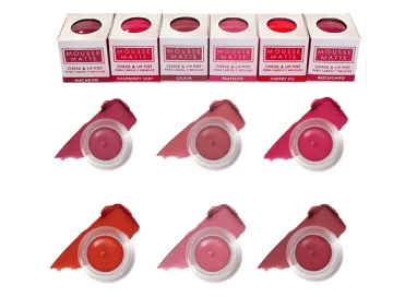 6 Rubor/Labial Mousse Matte Cheek and Lip Pot Italia Deluxe