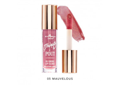Thirsty Pout Hi-Shine Gloss Tono 05 Mauvelous Italia Deluxe