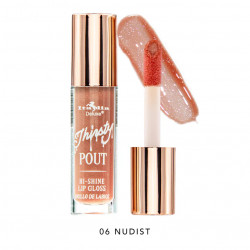 Thirsty Pout Hi-Shine Gloss Tono 06 Nudist Italia Deluxe