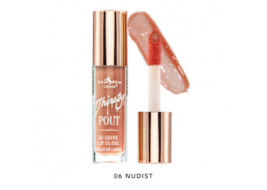Thirsty Pout Hi-Shine Gloss Tono 06 Nudist Italia Deluxe