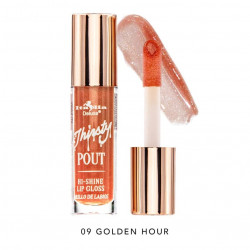 Thirsty Pout Hi-Shine Gloss Tono 09 Golden Hour Italia Deluxe