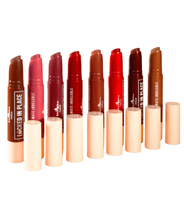 8 Locked in Place Matte Lippies Italia Deluxe