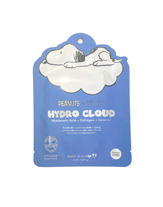 Mascarilla Hydro Cloud Peanuts Celavi
