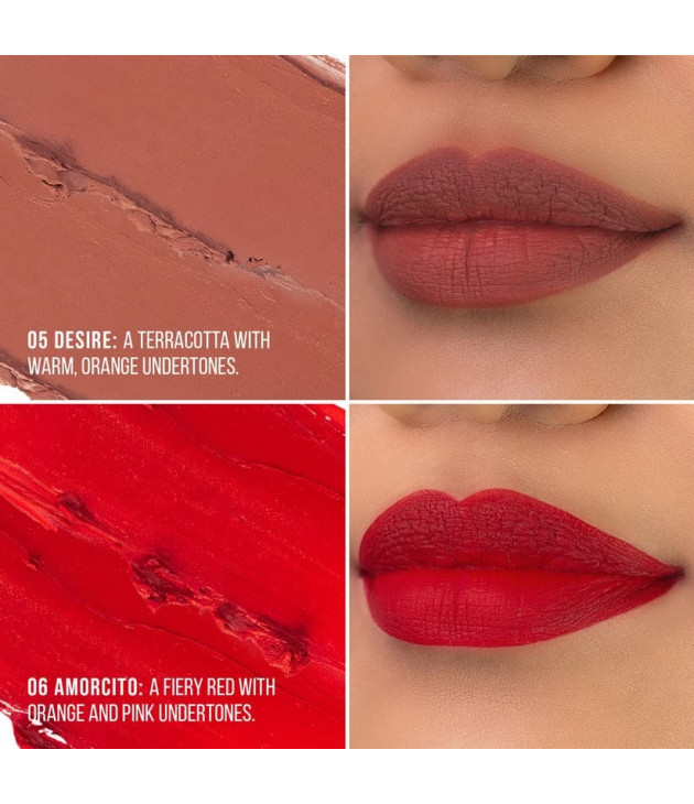 8 Locked in Place Matte Lippies Italia Deluxe