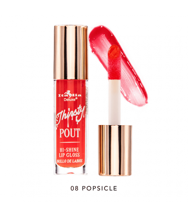 Thirsty Pout Hi-Shine Gloss Tono 08 Popsicle Italia Deluxe
