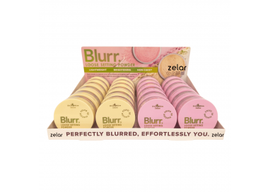 Display 24 Blurr. Loose Setting Powder Pink y Honey Italia Deluxe