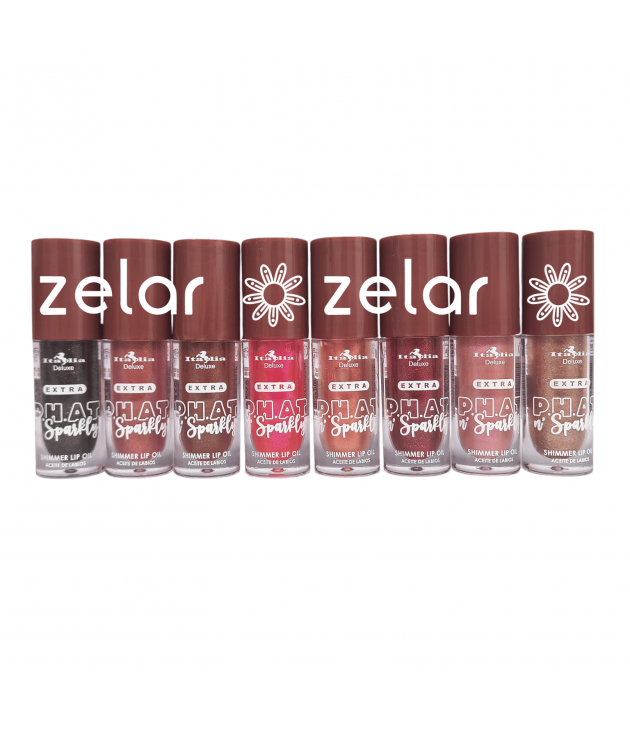 8 Extra P.H.A.T. n' Sparkly Shimmer Lip Oil Italia Deluxe