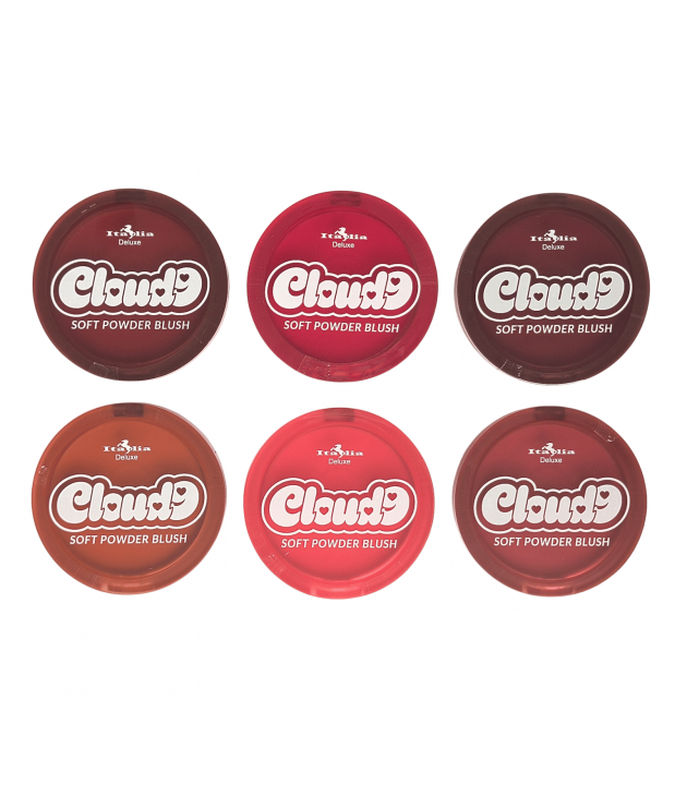 6 Cloud 9 Soft Powder Blush Italia Deluxe