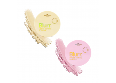 2 Blurr. Loose Setting Powder Pink y Honey Italia Deluxe