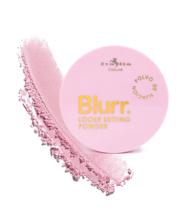 2 Blurr. Loose Setting Powder Pink y Honey Italia Deluxe