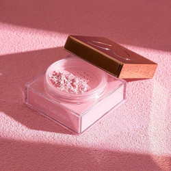 Polvo Fijador Bye Filter  Pink Cloud Pink Loose Setting Powder Beauty Creations